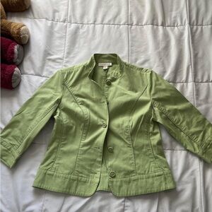 Coldwater Creek Light Green Women's Blazer